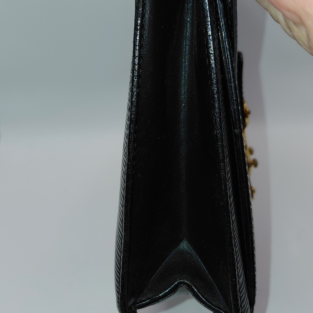 Louis Vuitton Black Epi Leather Sellier Dragonne Clutch Bag Vintage! - Picture 6 of 16